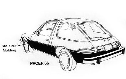 AMC Pacer Zeichnung